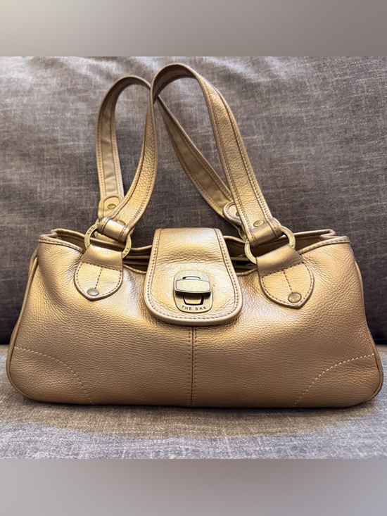 The Sak Handbags - The Sak Metallic Gold Leather Shoulder Bag GUC